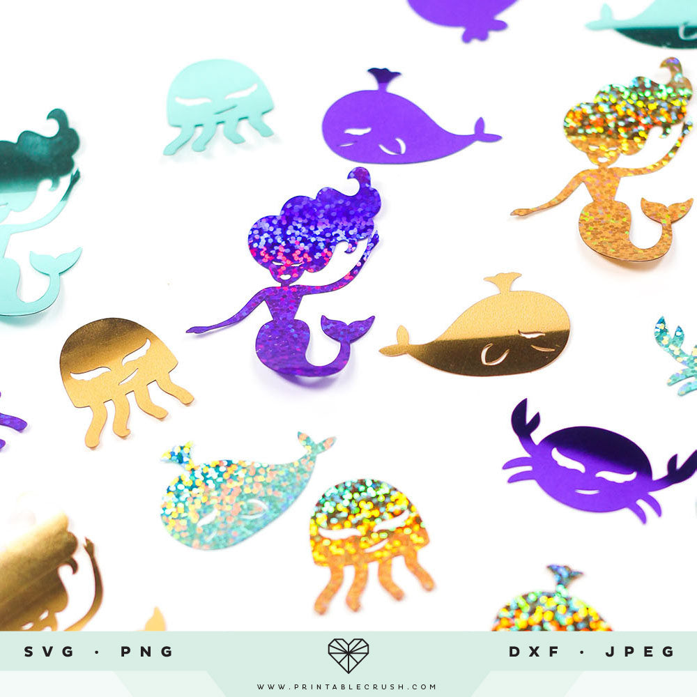 Mermaid SVG Cut Files