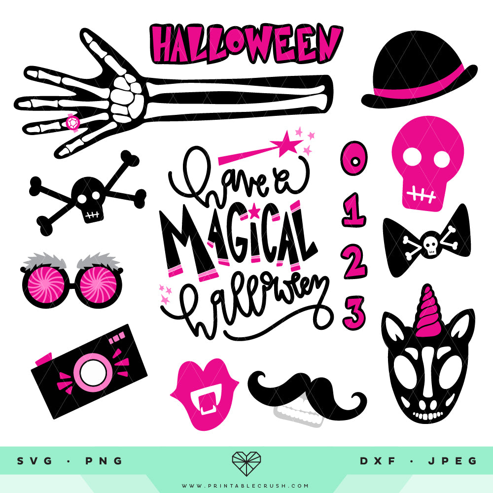 Glam Halloween SVG Files