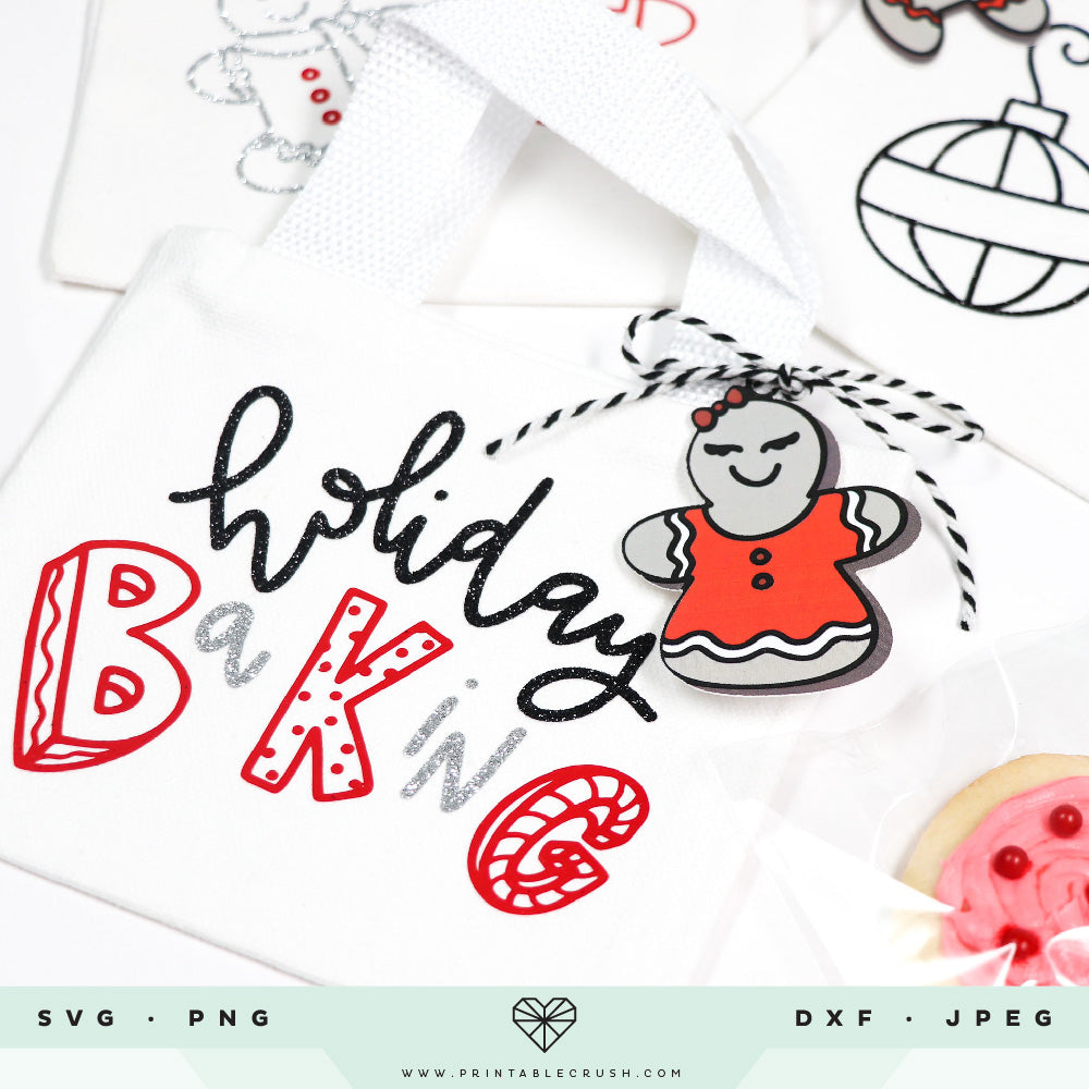 Hand Drawn Gingerbread SVG Files