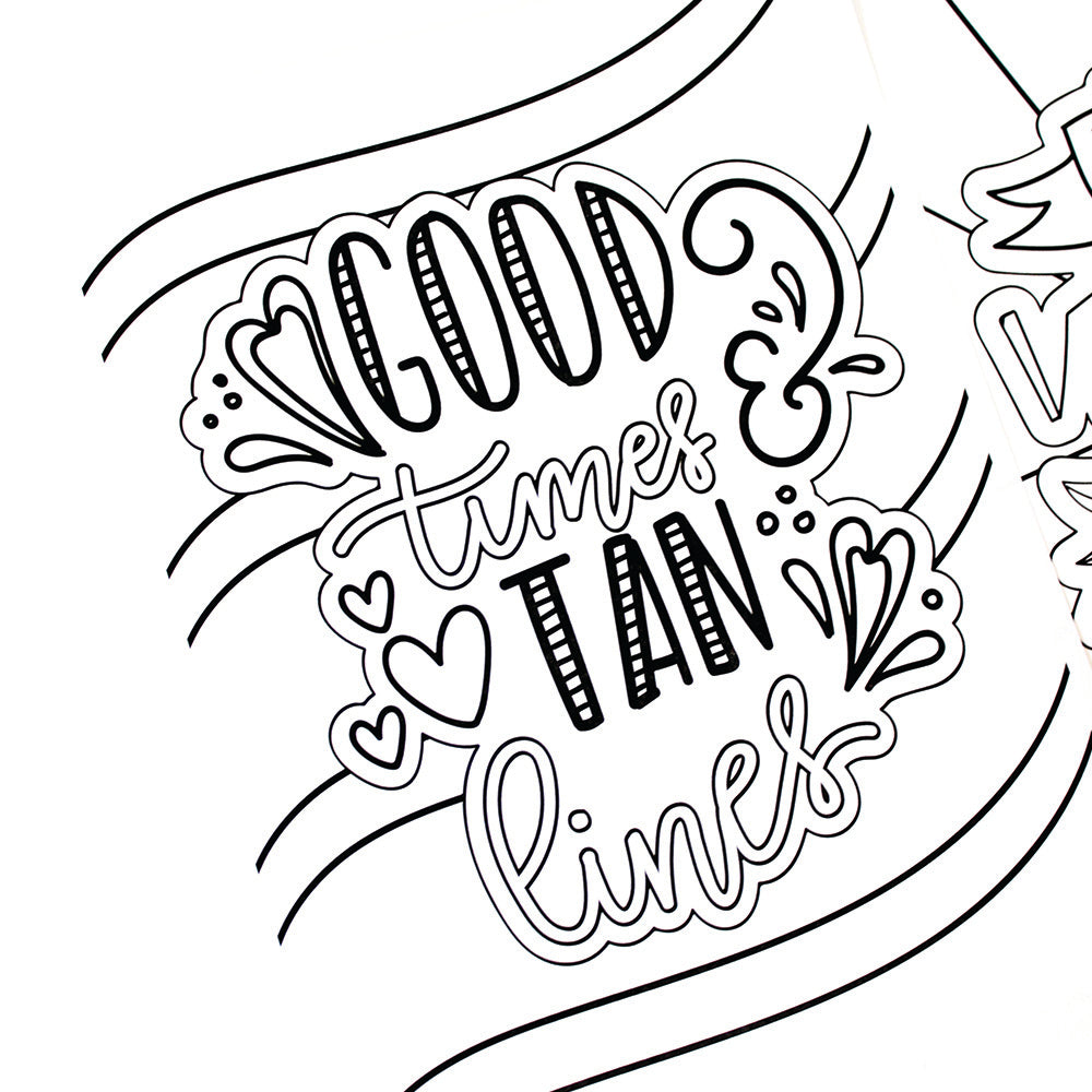 Summer Fun Coloring Pages